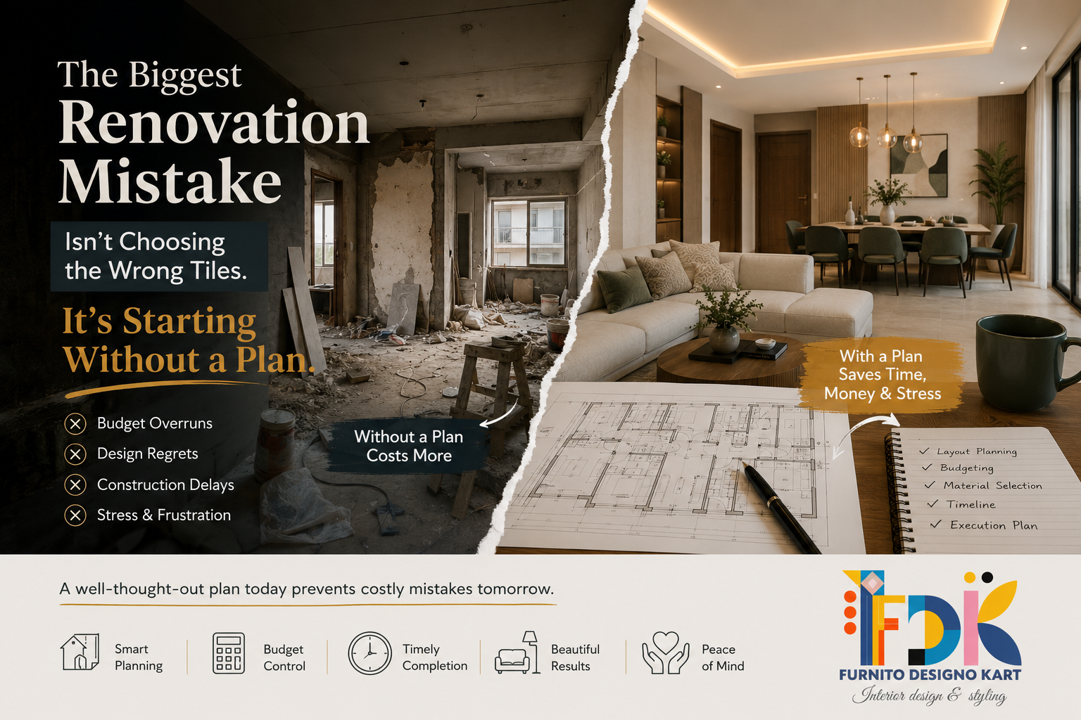 The Biggest Renovation Mistake Isn't Choosing the Wrong Tiles. It's Starting Without a Plan.