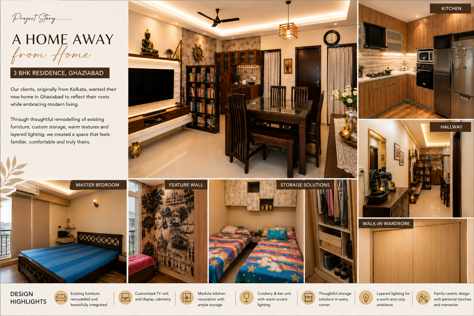 A Home Away From Home – 3 BHK Residence, Ghaziabad